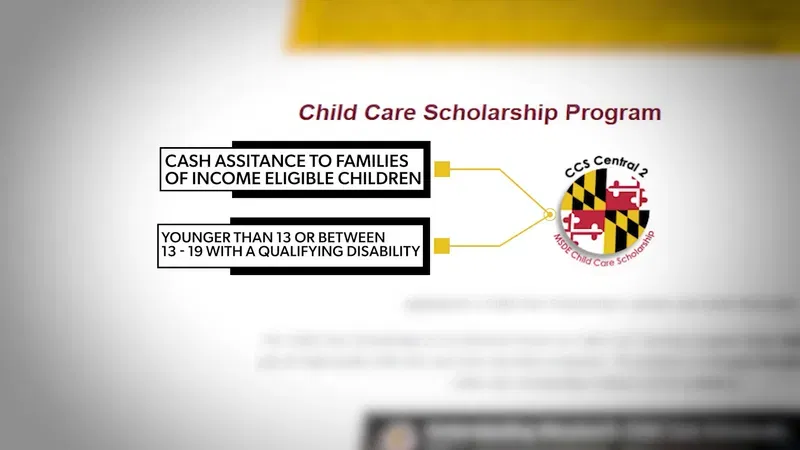 {em}Maryland’s Child Care Scholarship Program is administered through MSDE (WBFF){/em}