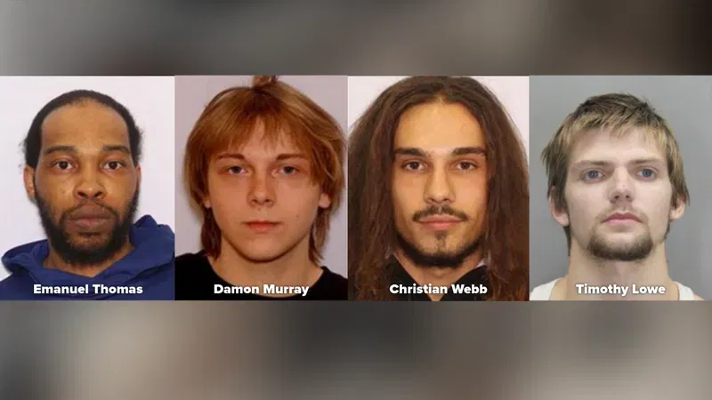 Four Maryland men are facing charges following a string of burglaries across Fairfax County, in which they allegedly targeted homes that were left unoccupied after fires. (FCPD)
